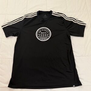 Adidas Black Short Sleeve Soccer Jersey